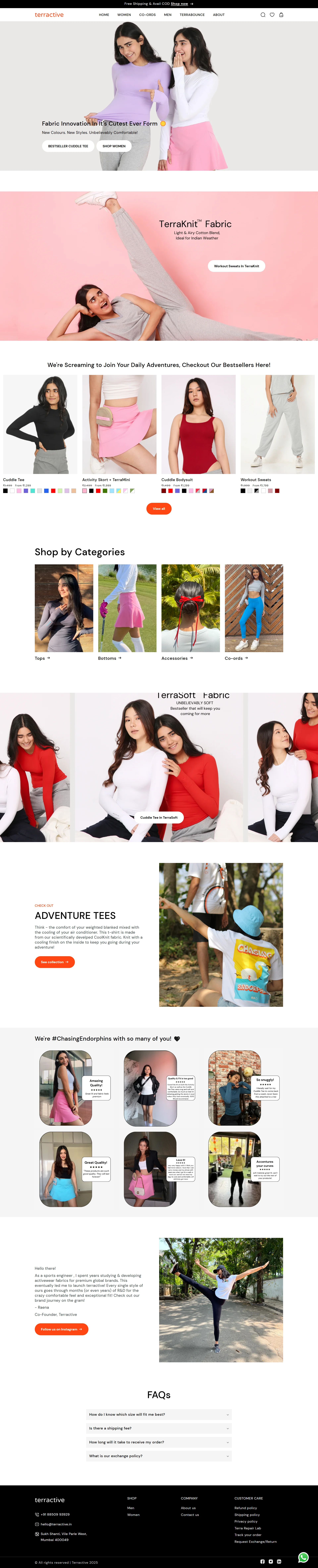 thumbnail of Terractive, scrolling automatically on hover.